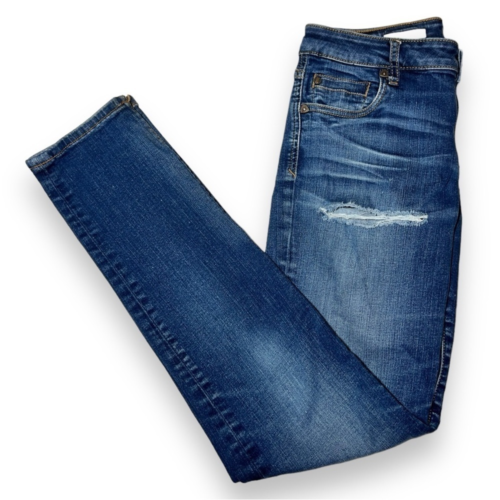 Kut from the Kloth Women’s Distressed Diana Skinny Jean Medium Wash Size 8